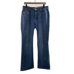 Lee Womens Bootcut Instantly Slims You Jeans Size 12 Blue Denim Slimming‎ 34x30